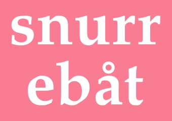 Synonym snurrebåt