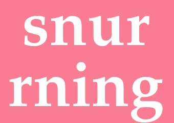 Synonym snurrning