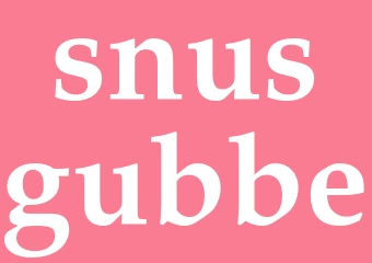 Synonym snusgubbe