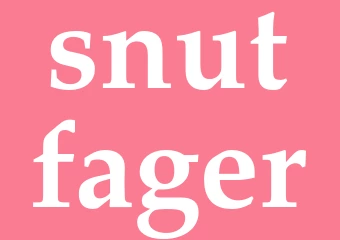 Synonym snutfager