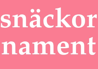 Synonym snäckornament