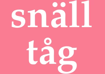 Synonym snälltåg