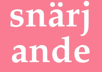 Synonym snärjande
