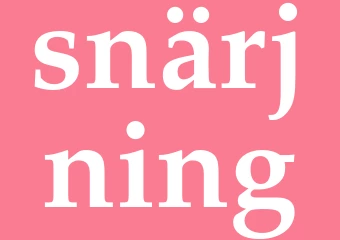 Synonym snärjning