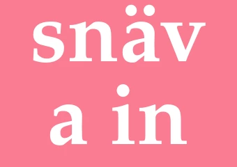 Synonym snäva in