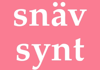 Synonym snävsynt