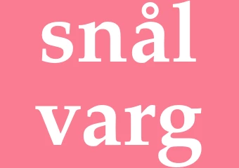 Synonym snålvarg