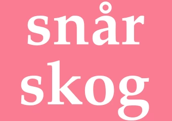 Synonym snårskog
