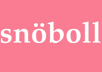 Synonym snöboll