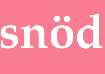 Synonym snöd