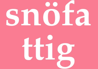 Synonym snöfattig