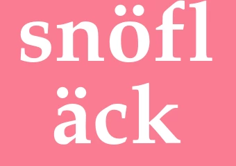 Synonym snöfläck