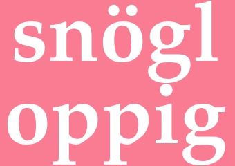 Synonym snögloppig