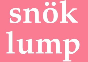 Synonym snöklump