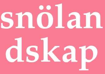 Synonym snölandskap