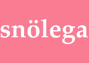 Synonym snölega