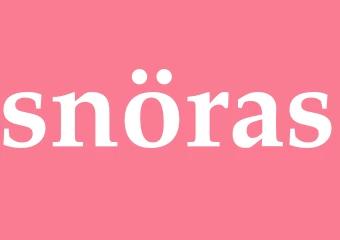 Synonym snöras