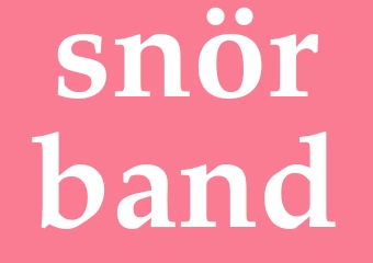 Synonym snörband