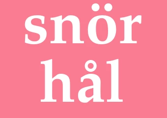 Synonym snörhål