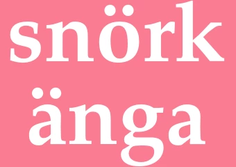 Synonym snörkänga