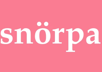 Synonym snörpa
