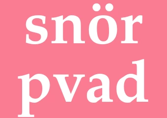 Synonym snörpvad