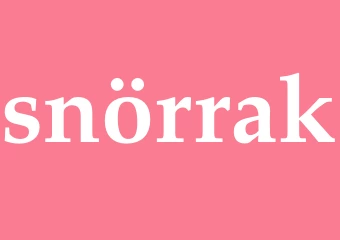 Synonym snörrak
