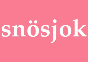 Synonym snösjok