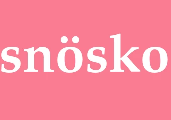 Synonym snösko
