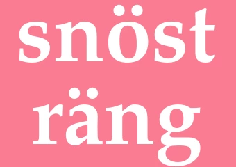 Synonym snösträng