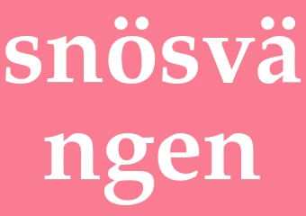 Synonym snösvängen