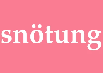Synonym snötung