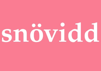 Synonym snövidd