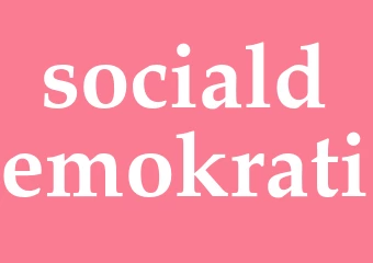 Synonym socialdemokrati