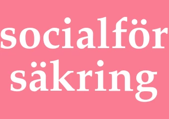 Synonym socialförsäkring