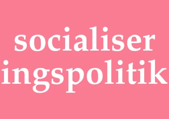 Synonym socialiseringspolitik