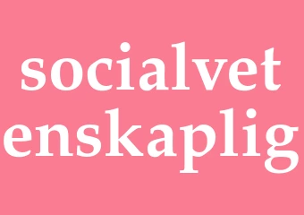 Synonym socialvetenskaplig