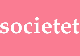 Synonym societet