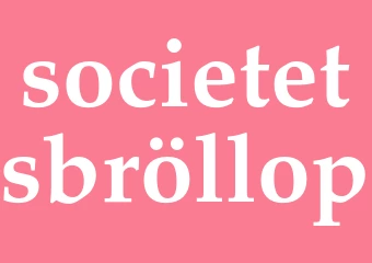 Synonym societetsbröllop