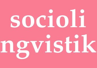 Synonym sociolingvistik