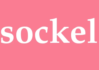 Synonym sockel