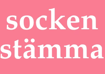 Synonym sockenstämma