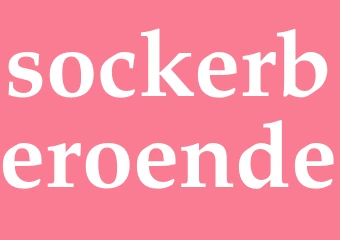 Synonym sockerberoende