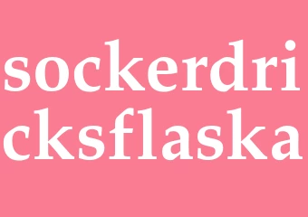 Synonym sockerdricksflaska