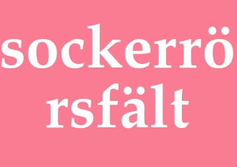 Synonym sockerrörsfält