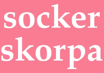Synonym sockerskorpa