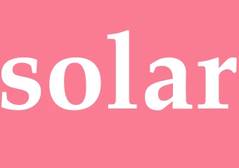 Synonym solar