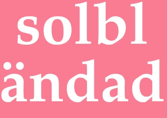 Synonym solbländad