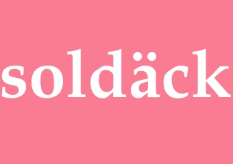 Synonym soldäck
