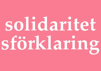 Synonym solidaritetsförklaring